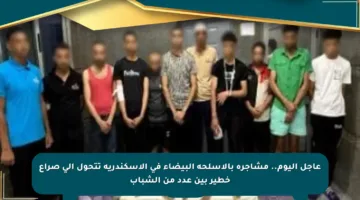عاجل اليوم.. مشاجرة بالأسلحة البيضاء في الإسكندرية تتحول إلى صراع خطير بين عدد من الشباب